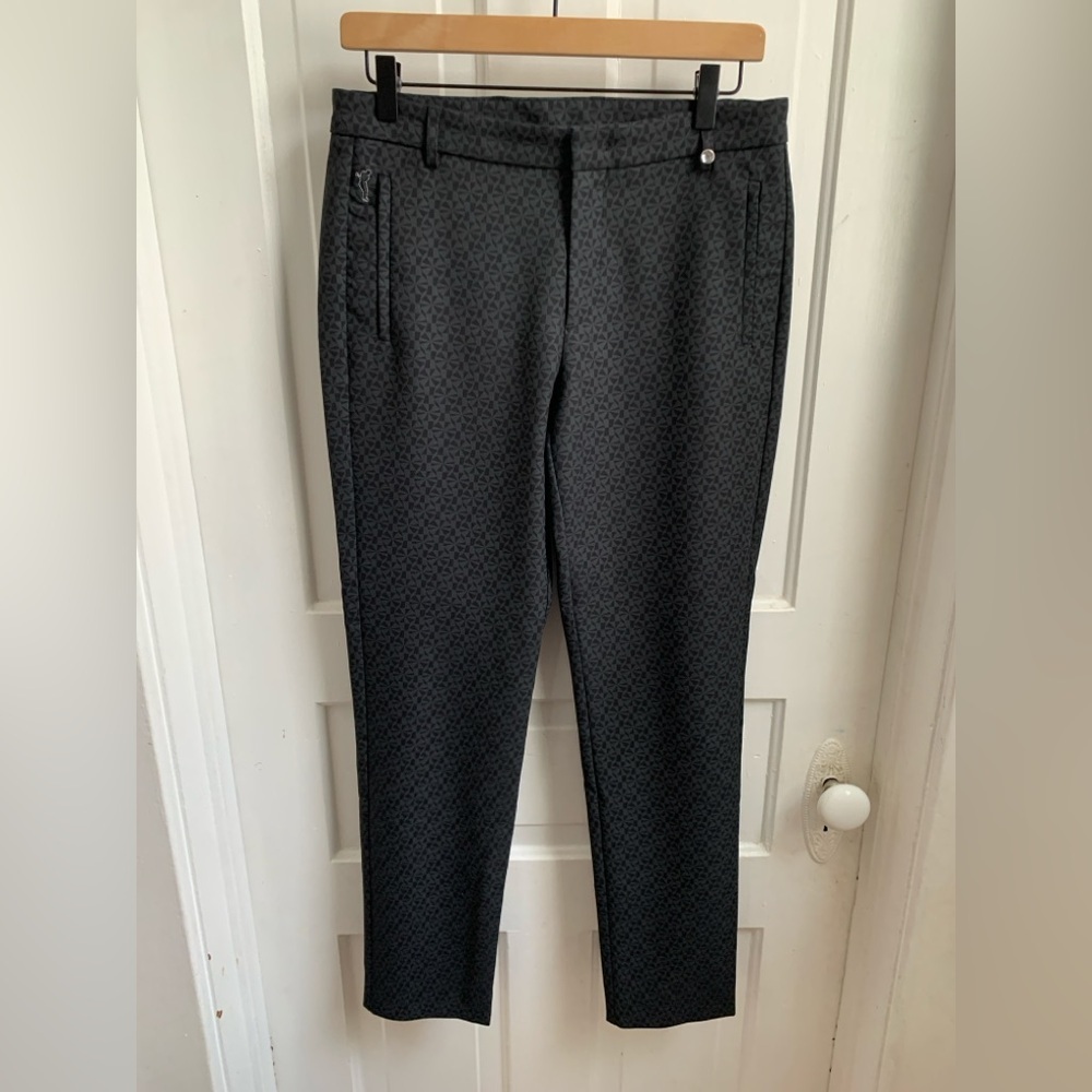 Golfino Arctic Print Black Trousers Size 8